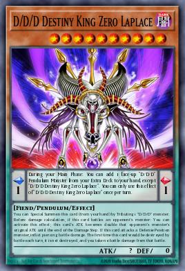 D/D/D Laplace Cero, Rey del Destino