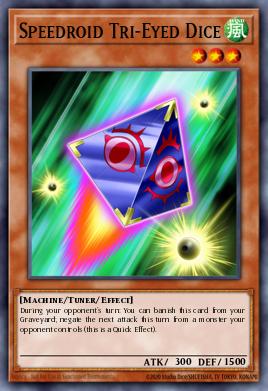 Velociroid Dado de Tres Ojos