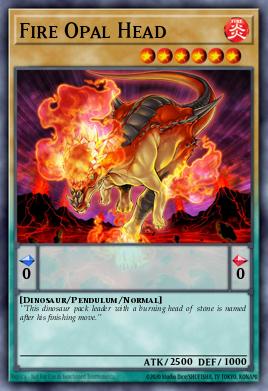 Cabeza de Ópalo de Fuego