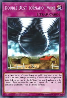 Gemelos Tornado de Polvo Doble
