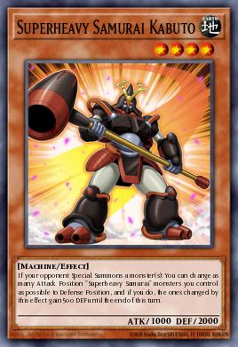Samurai Superpesado Kabuto