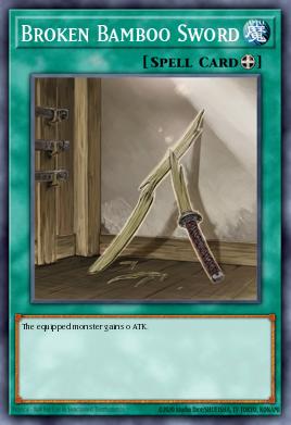 Espada de Bambú Rota