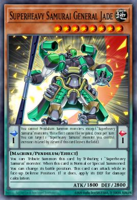 General Samurai Superpesado Jade