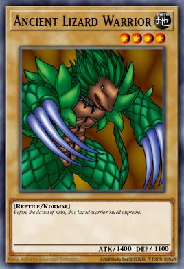 Guerrero Lagarto Antiguo