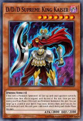 D/D/D Kaiser, Rey Supremo