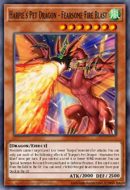 Dragón Mascota de Arpía - Aterrador Estallido de Fuego