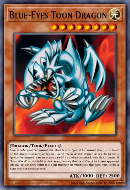 Dragón Toon de Ojos Azules