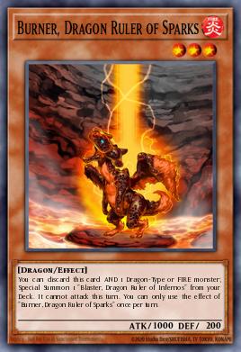 Burner, Señor Dragón de las Chispas
