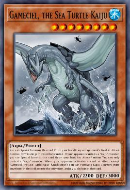 Gameciel, el Kaiju Tortuga Marina