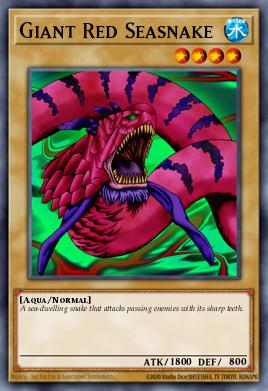 Serpiente Marina Roja Gigante