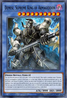 Demise, Rey Supremo del Armagedón