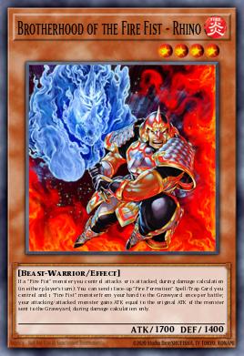 Hermandad del Puño de Fuego - Rinoceronte