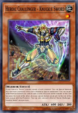 Contendiente Heroico - Espada de Trinchera