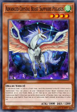 Bestia de Cristal Avanzada Pegaso Zafiro