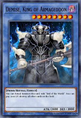 Demise, Rey del Armagedón