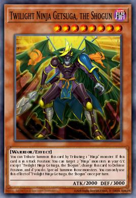 Ninja del Ocaso Getsuga, el Shogun