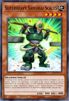 Samurai Superpesado Balanza