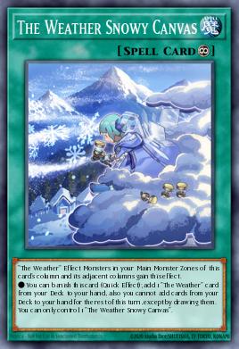 Lienzo Meteorológico Nevado