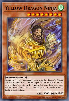 Ninja Dragón Amarillo