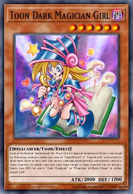 Chica Maga Oscura Toon