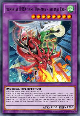 HÉROE Elemental de la Llama Wingman - Furia Infernal