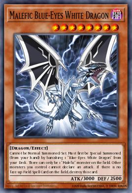 Malicioso Dragón Blanco de Ojos Azules