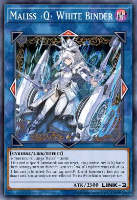 Maliss  White Binder