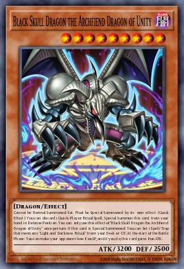 Black Skull Dragon the Archfiend Dragon of Unity