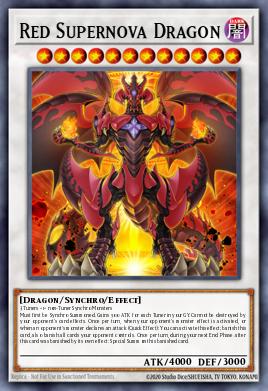 Dragón Supernova Rojo